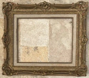 CADRE STYLE XIXè SCULPTÉ BOIS STUC LOUIS XV DIM 6F ORIGINAL FRAME 41 x 33 cm - Bild 1 von 8