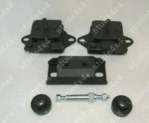 4.2 ENGINE MOUNT KIT FOR 1978-86 JEEP CJ5 CJ7 SCRAMBLER & 1974-90 SJ & J SERIES  - Picture 1 of 6