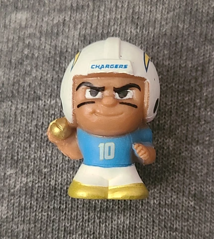 NFL TEENY MATES SERIES X GOLD 1" JUSTIN HERBERT #10 SAN DIEGO CHARGERS NEW Cover