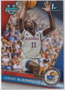 Jamari McDowell 2023-24 Bowman University Chrome Base 1st Bowman Card #40 - Picture 1 of 2
