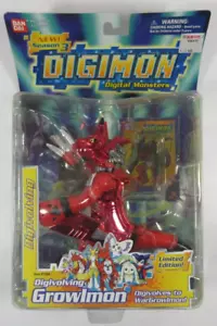 Figurina Digimon "DIGIVOLVING GROWLMON" stagione 3 2002 BANDAI nuova con scatola/sigillata EDIZIONE LIMITATA - Foto 1 di 3