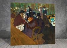 Henri de Toulouse-Lautrec At the Moulin Rouge CANVAS PAINTING ART PRINT  1722