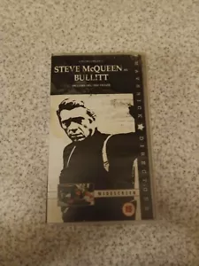 STEVE MCQUEEN BULLITT WS 1997 VHS PAL UK Video WITH FLYERS PETER YATES - Picture 1 of 6