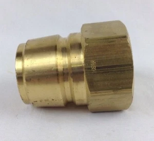 FOSTER SCHNELLTRENNSTECKER 150FPB MESSING KOSTENLOSER VERSAND - Bild 1 von 4
