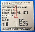 Average White Band & Kokomo Fri 4th June 1976 Hammersmith Odeon Original Ticket