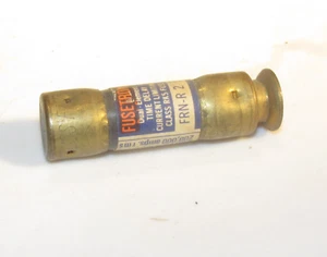 BUSSMANN FRN-R-2 TIME DELAY FUSE CLASS RK5 250V 2A FRNR2 - Imagen 1 de 1