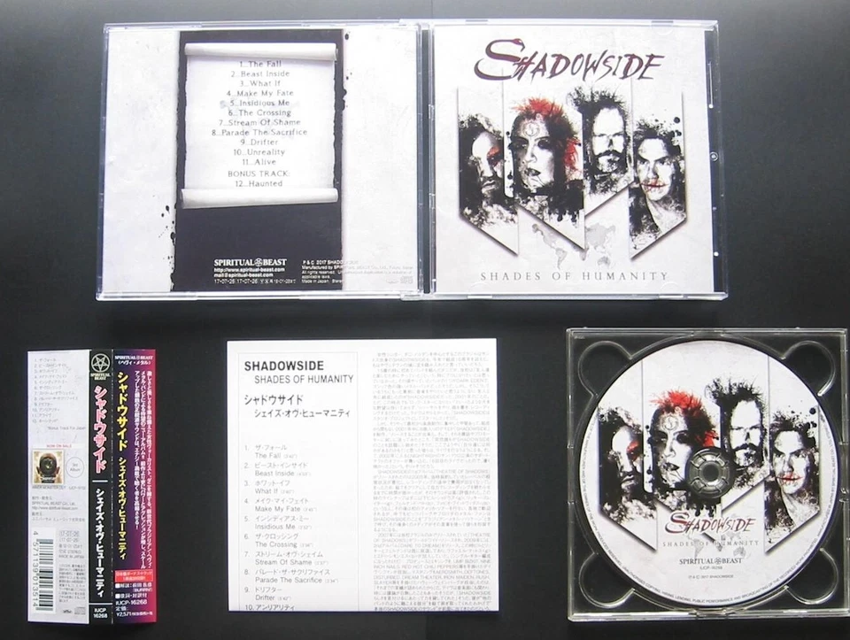 SHADOWSIDE Shades Of Humanity +1 JAPÓN OBI FEMENINO FRENTE POWER METAL HAMMERFALL Foto 1 de 1