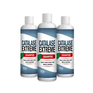 Catalase Extreme Shampoo - New Formula - LOT OF 3 BOTTLES - Picture 1 of 7