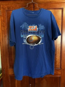 Indianapolis Colts Super Bowl XLI Shirt Men’s Large - Picture 1 of 3