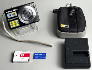 Appareil photo numérique Sony Cyber-shot DSC-W120 7.2MP + chargeur : WORKS - Imagen 1 de 14