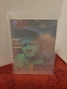 1992 Gold Series #3 Babe Ruth Two-Sided Front Hologram With Stats & Sleeve - Picture 1 of 6
