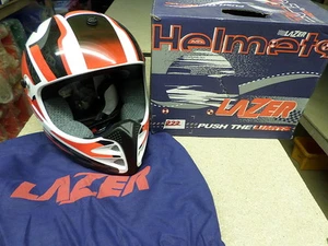 CASCO MOTO MX5 X-PRO99 LAZER MOTOX PEQUEÑO (S) ROJO BLANCO NEGRO X PRO 99 R22 - Imagen 1 de 4