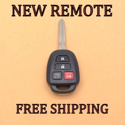 NUEVO MANDO A DISTANCIA CON LLAVE 4B PARA TOYOTA HIGHLANDER GQ4-52T 2014 2015 2016 CHIP H Foto 1 de 4