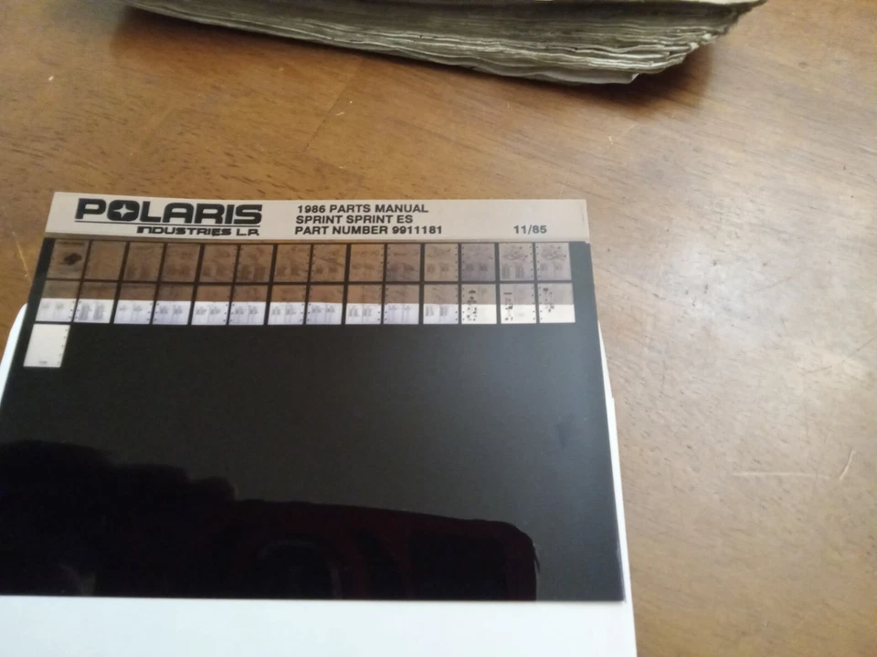 1986 polaris sprint micro fiche 9911181 - Image 1 of 1