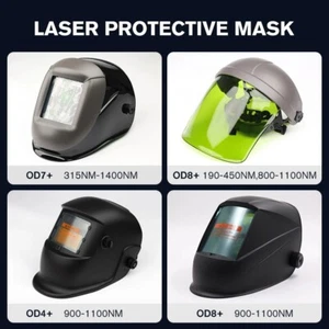 Máscara de seguridad de protección láser DMK OD8+ oscurecimiento automático casco/capucha/máscara de soldadura - Imagen 1 de 10