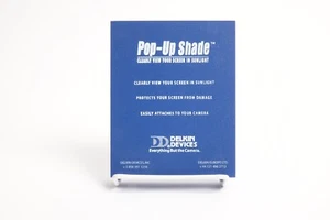 Delkin Pop Up Shade Universal 3.0" LCD Silver Brand New - Picture 1 of 4
