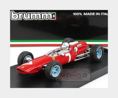 1:43 BRUMM Ferrari F1 158 #7 Winner German Gp Surtees 1964 WC +Driver R290B-CH - Immagine 1 di 2