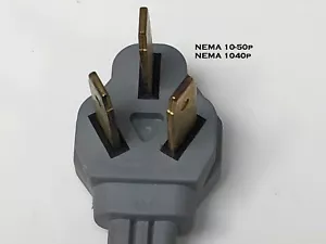 HEIZUNG 3-ZACK NEMA 6-30R BUCHSE auf 3PIN 10-50P HERD STECKER NETZKABEL ADAPTER - Bild 1 von 6