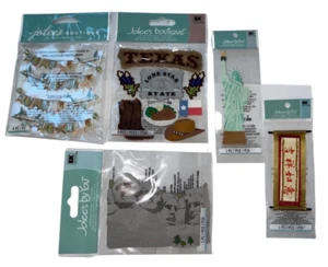 Lote de fabricación de tarjetas de avión Jolee's Boutique Travel Mt Rushmore álbum de recortes/tarjeta nuevo - Imagen 1 de 3