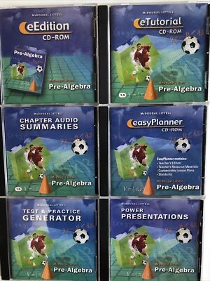 McDougal Littell Pre-Algebra CD-ROM eEdition eTutorial Summaries Easy-Planner - Image 1 of 4