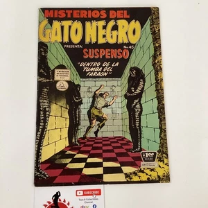 FUMETTI SPAGNOLI MISTERIOS DEL GATO NEGRO #45 LA PRESA MESSICO = BLACK CAT MISTERY - Foto 1 di 6