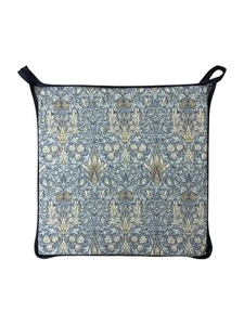 Almohadillas cuadradas de asiento Snakeshead Denim para comedor/patio/jardín/cocina - Imagen 1 de 5