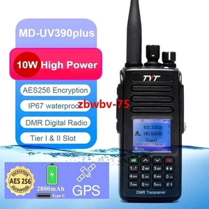 TYT MD-UV390PLUS GPS 10W AES256 crittografia 136-174 400-480mhz DMR radio digitale - Foto 1 di 19