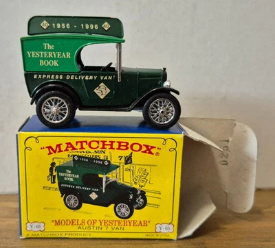 Y 65 1928 Austin 7 Van Models of Yesteryear Matchbox in Box The YY Book Code 2 - Bild 1 von 4