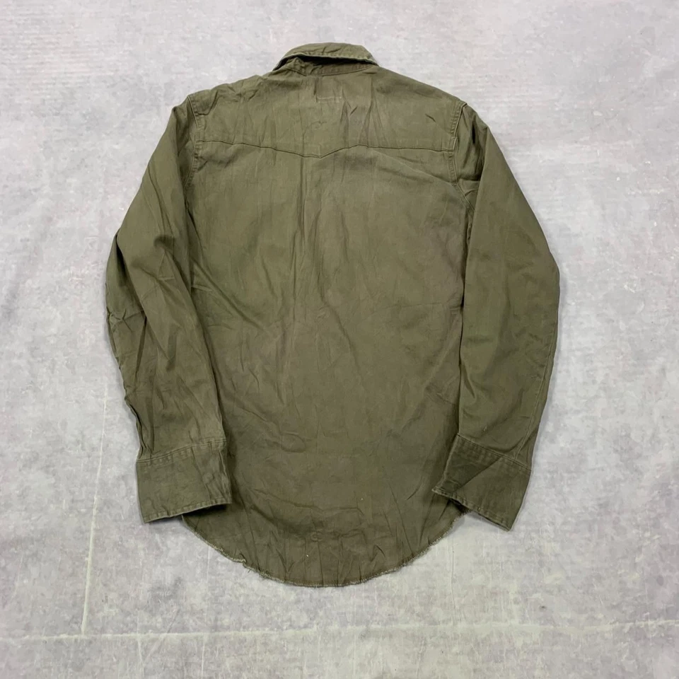 Wrangler Western Shirt plain long sleeve shirt with pockets Men's S - Image 1 of 1