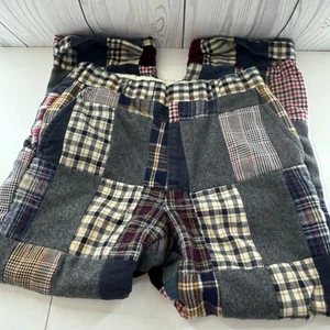 Vintage 60er Corbin Wolle Patchwork Hose Pants Herren Größe 28 x 24 Extra Small - Bild 1 von 9