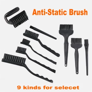 10 Kind Plastic Handle ESD Anti-Static Brush Black For PCB Repair Cleaning - Picture 1 of 14
