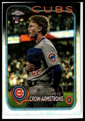 2024 Topps Chrome Logofractor Edition #16 Pete Crow-Armstrong IMAGE VARIATION - Image 1 of 2
