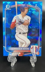 2025 Bowman Sapphire Edition - Chrome Prospects Malcolm Moore #BCP-129 (1st) - Bild 1 von 2