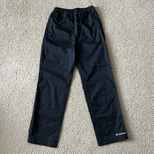 Columbia Kids Trail Adventure Rain Hiking Pants Black Youth Size Large 14/16 - Picture 1 of 9