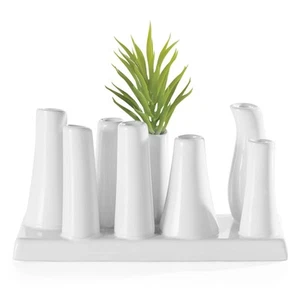 Eva Multi Tube Vase in Rectangle Shape Home Decor for Small Flowers, Greenery... - Picture 1 of 8