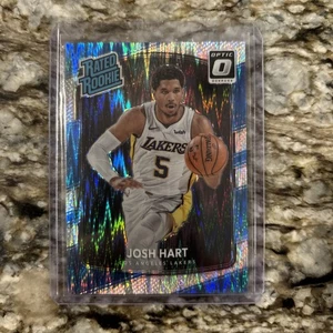 JOSH HART 2017-18 Panini Donruss Optic Shock Prizm Rated Rookie #171 LA Lakers - Picture 1 of 2