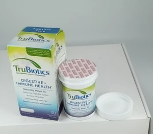 (2) TruBiotics DIGESTIVE & IMMUNE HEALTH Daily Probiotic 30 Capsules Ea - Picture 1 of 5