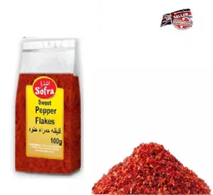 Sofra Sweet Fiocchi di pepe rosso 100 g venditore britannico - Foto 1 di 1