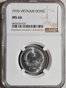 Vietnam 1 Dong 1976 NGC MS 66 - Picture 1 of 2