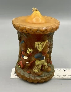 Vtg 1978 Alpine Originals Hand Painted Candle Children Child w/Wagon Lamb Decor - Picture 1 of 5