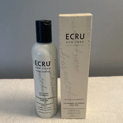 ECRU New York Sea Clean Shampoo Sulfate and Paraben Free Color Safe 8 Oz New