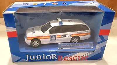 Cararama Junior Rescate MERCEDES BENZ Clase E Touring Coche de Policía -- Nuevo en Caja Foto 1 de 4