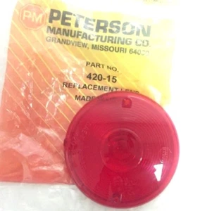 PETERSON 420-15 RED REPLACEMENT LENS... STOP, TURN, TAIL - Picture 1 of 4