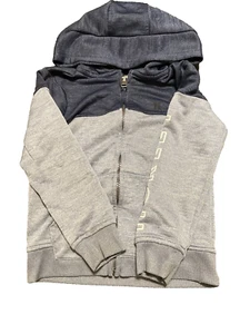 Boys Hurley Zip Up Blue Dri-Fit Hoodie Size 4 - Picture 1 of 10