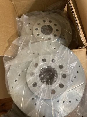 Powerstop EBR830XPR 2-Wheel Set Brake Discs Front for VW Sedan Volkswagen Jetta - Image 1 of 4