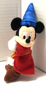 Disney Mickey Mouse as Sorcerer's Apprentice Wizard Magnetized Mini Plush - Picture 1 of 3