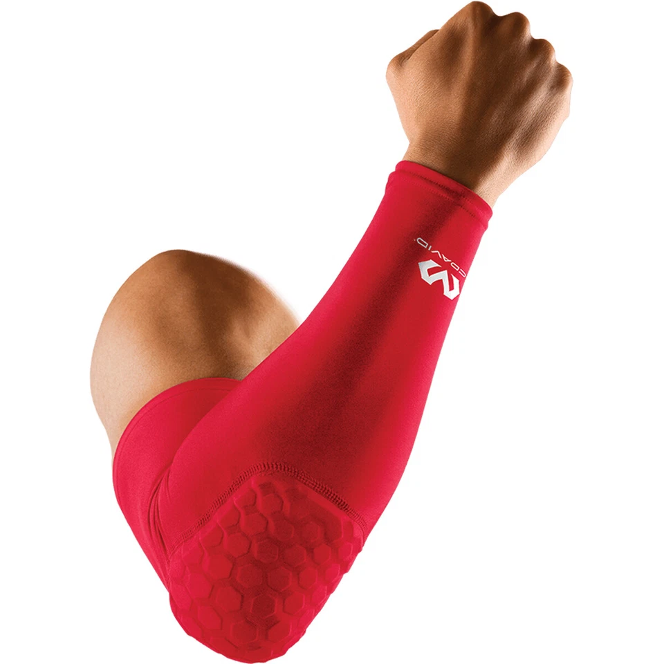 McDavid Adult HEX Protective Shooter Arm Sleeve - Scarlet - Image 1 of 1