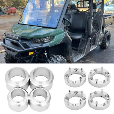 Kit de elevación completa de 3" para Can-Am Defender HD5/8/10 + 4 espaciadores de rueda de 1,5" 4x137 mm Foto 1 de 4