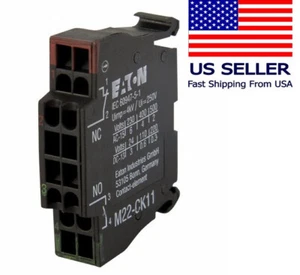 NEU Eaton Kontaktblock M22-CK11, 1 N.O & 1 N.C, 22 mm, Käfigklemmenklemmen USA - Bild 1 von 7