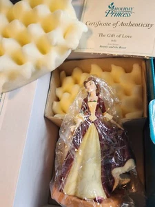 WDCC The Gift of Love Holiday Princess Belle Beauty and the Beast, Box, COA - Picture 1 of 13